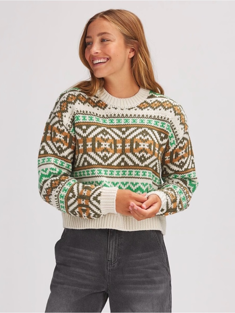 Basin and Range Nordic Crew Neck Sweater